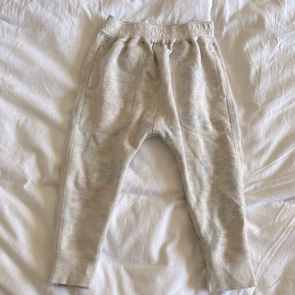 Hanna Andersson Flower Rainbow Reversible Relaxed Sweats Jogger Pants US 3 - Picture 8 of 8